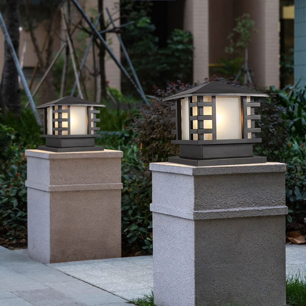 Waterproof Aluminum Pillar Lights - Outdoor Column Lights for Garden, Patio & Fence