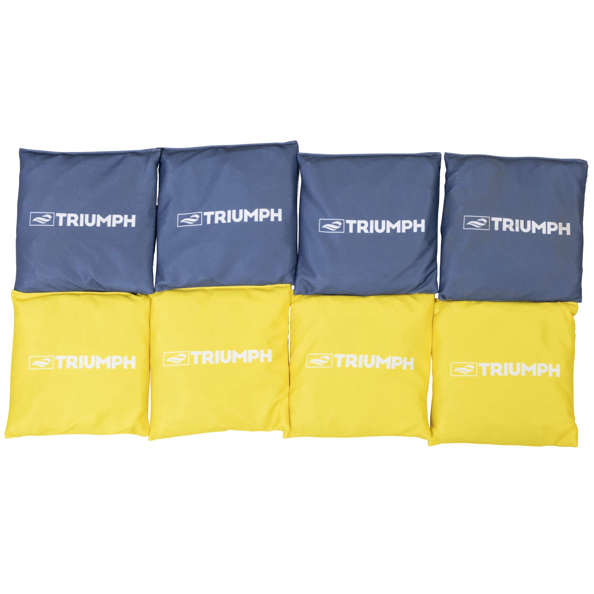 Premium Triumph Sports 2x3 Cornhole Game Set with LED Light Options - Includes 8 Bean Bags & Regulation Boards for Backyard, Tailgate Parties & Outdoor Fun