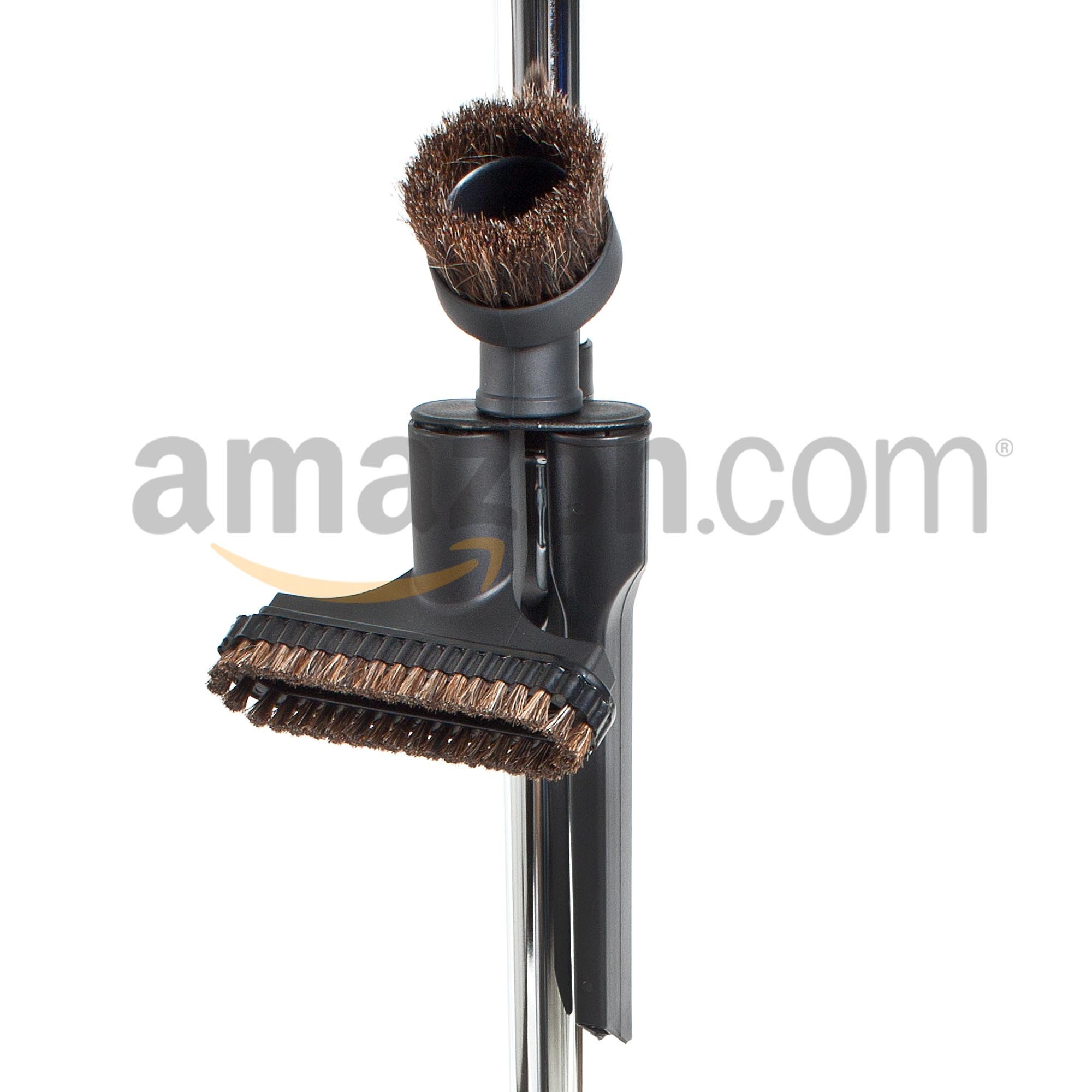30ft Deluxe Air Attachment Kit with TurboCat Central Vacuum Brush - Powerful Cleaning for Carpets, Upholstery & Hard Floors - Perfect for Home, Office & Car Detailing