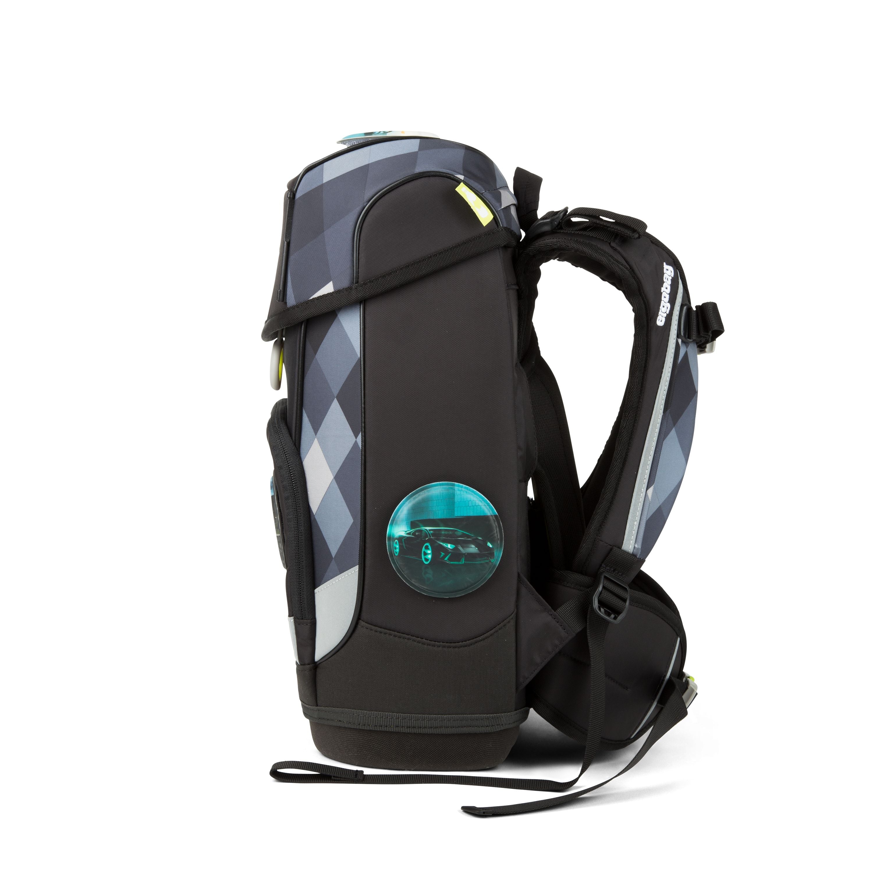 ergobag Cubo Slim RaceBear - Lightweight & Ergonomic Baby Carrier for Comfortable Hands-Free Parenting - Perfect for Hiking, Travel, and Everyday Use