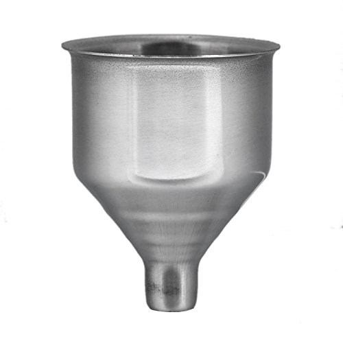 Premium Stainless Steel Kitchen Funnel - Wide Mouth Canning Funnel with Filter for Liquid Transfer - Essential Cooking & Baking Tool for Home, Restaurant & DIY Projects