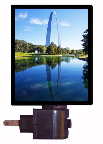 St. Louis Gateway Arch LED Night Light - 3D Illuminated Souvenir for Home Decor, Bedroom, Nursery & Office | Perfect Gift for Travel Lovers & City Skyline Collectors