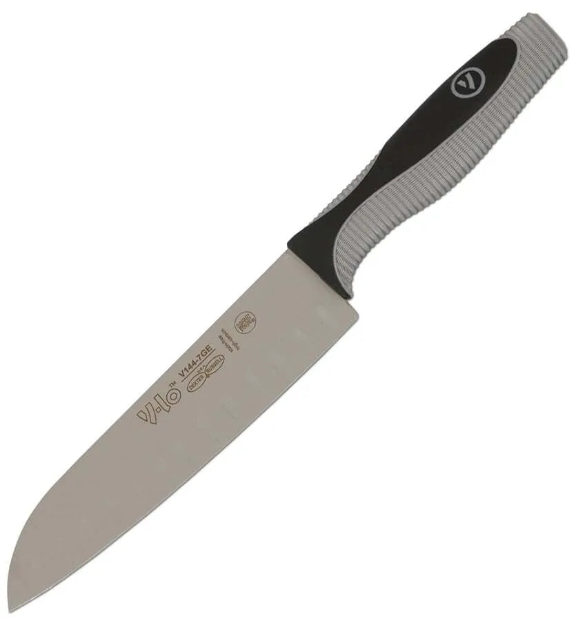 Premium V Lo Santoku Knife H.G. - 7-Inch Japanese Kitchen Knife for Precision Slicing, Dicing & Chopping - Ergonomic Handle for Comfort - Perfect for Home Chefs & Professional Cooking