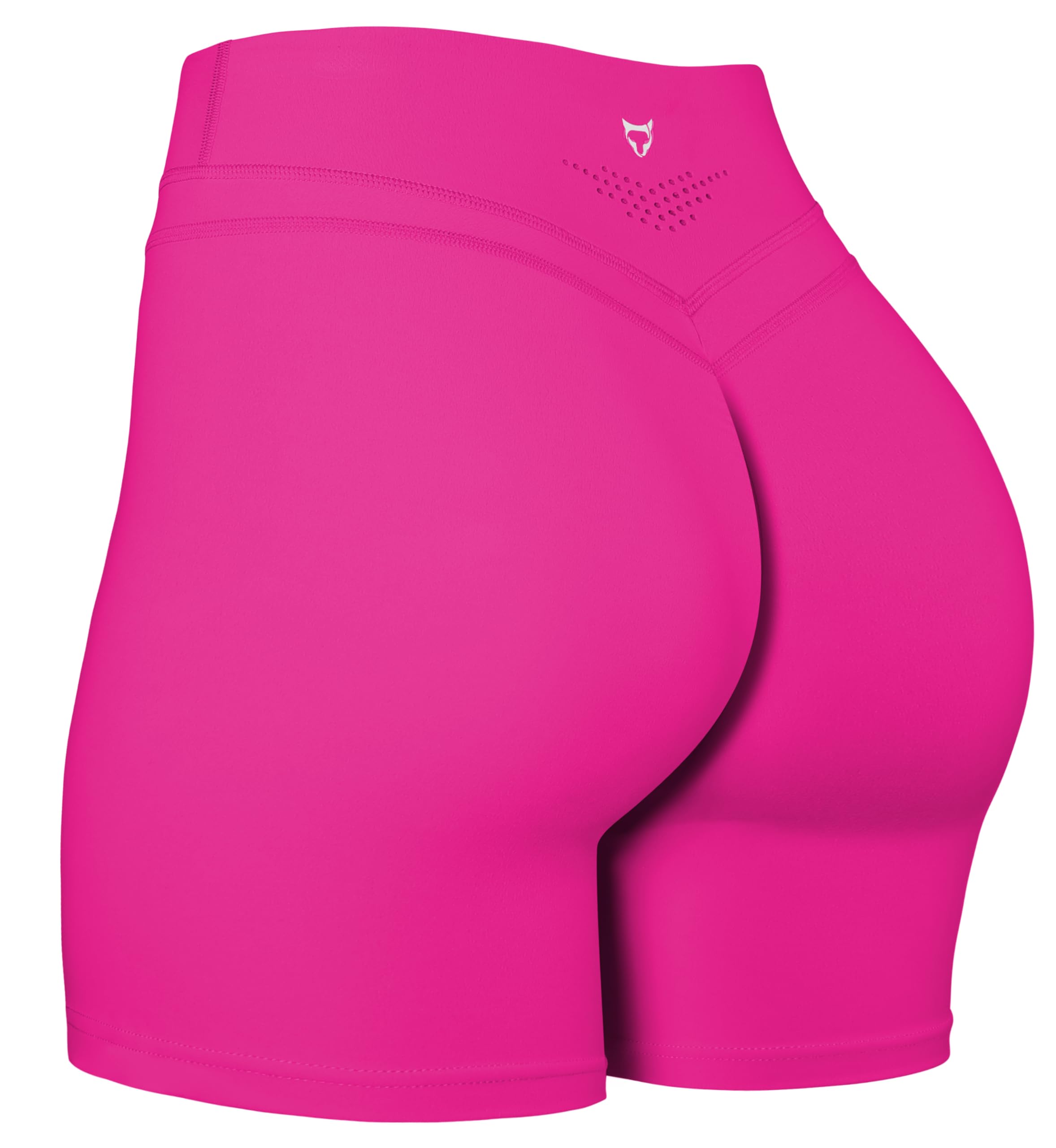 TomTiger High Waist Yoga Shorts for Women - Tummy Control Workout Biker Shorts with Butt Lifting Design | Perfect for Yoga, Gym, Running & Lounge Wear