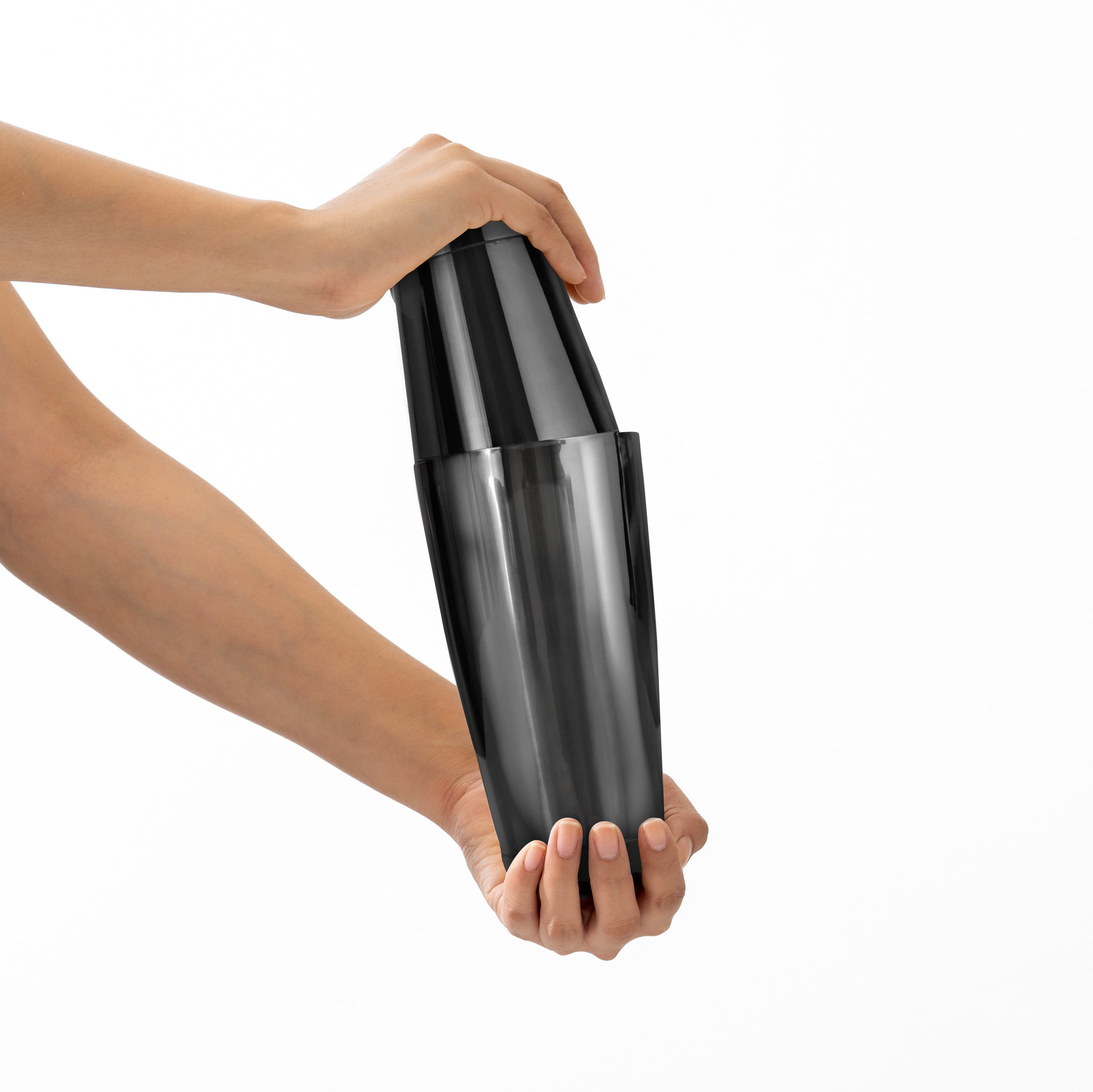Premium Black Boston Cocktail Shaker Set - 28oz Bar Mixing Tin for Professional & Home Bartenders - Perfect for Mojitos, Margaritas & Martini Making