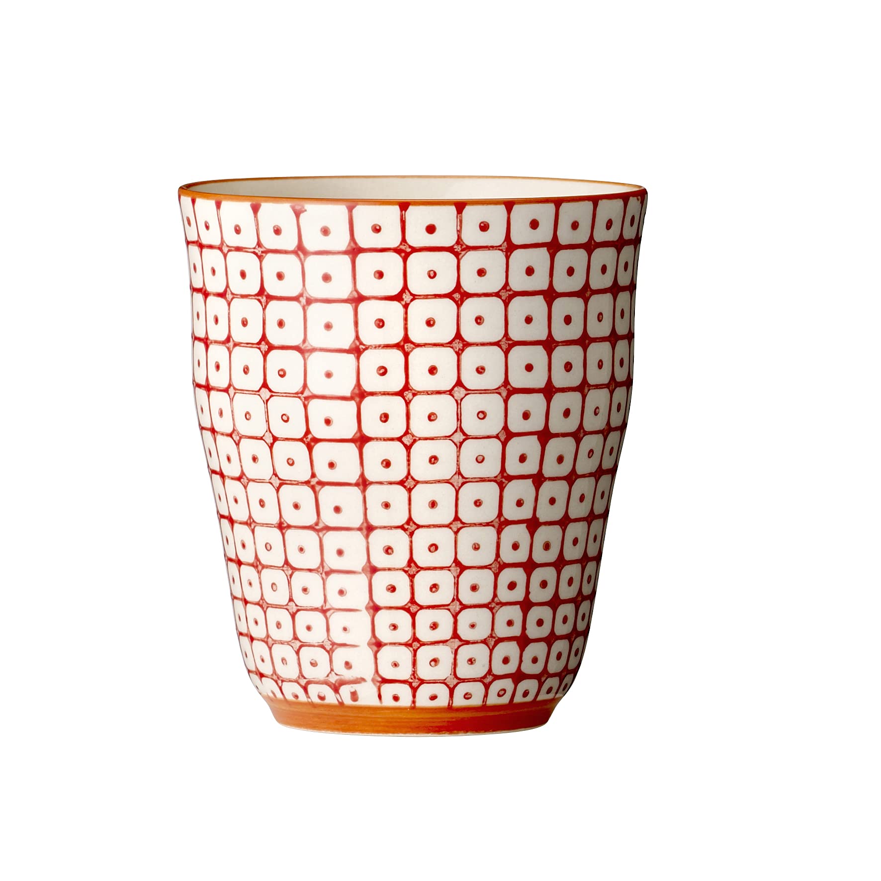 Bloomingville Carla Ceramic Coffee Mugs Set of 6 - 8.5 x 9.5 cm Handmade Stoneware Cups for Tea, Hot Chocolate & Breakfast - Perfect for Home, Office & Gifts