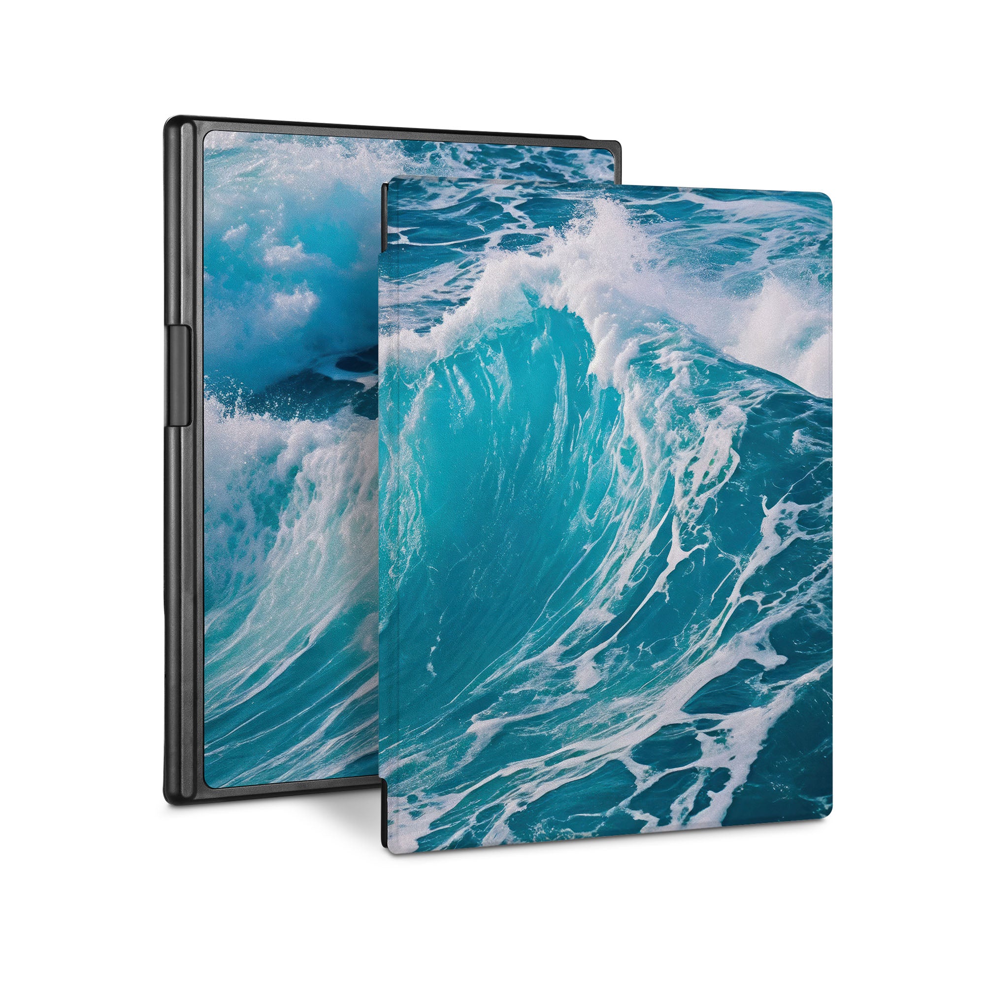 reMarkable 2 Tablet Case - Premium Protective Cover with Sea Waves Design for Writing & Note-Taking | Perfect for Work, School & Travel Accessories