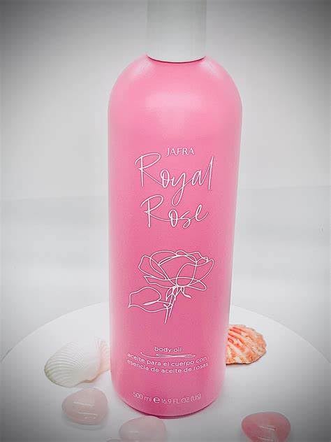 Royal Rose Body Oil - 100% Natural Rose Scented Moisturizer for Dry Skin, 16.9 Fl Oz, Hydrating & Nourishing Body Treatment for Women & Men - Perfect for Daily Skincare Routine, Massage & Aromatherapy