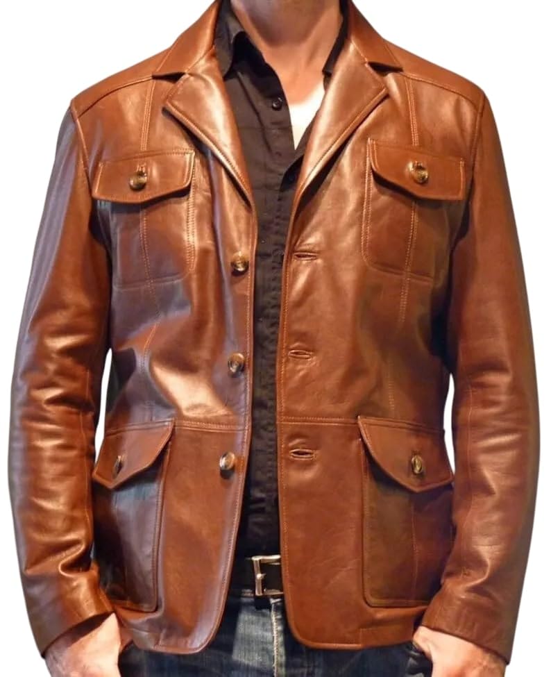 3 Button Brown