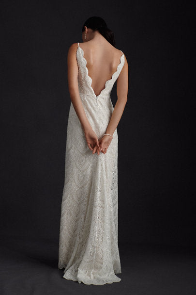 BHLDN Catherine Deane Wesley Gown - Elegant Wedding Dress for Brides | Perfect for Beach, Garden & Formal Weddings