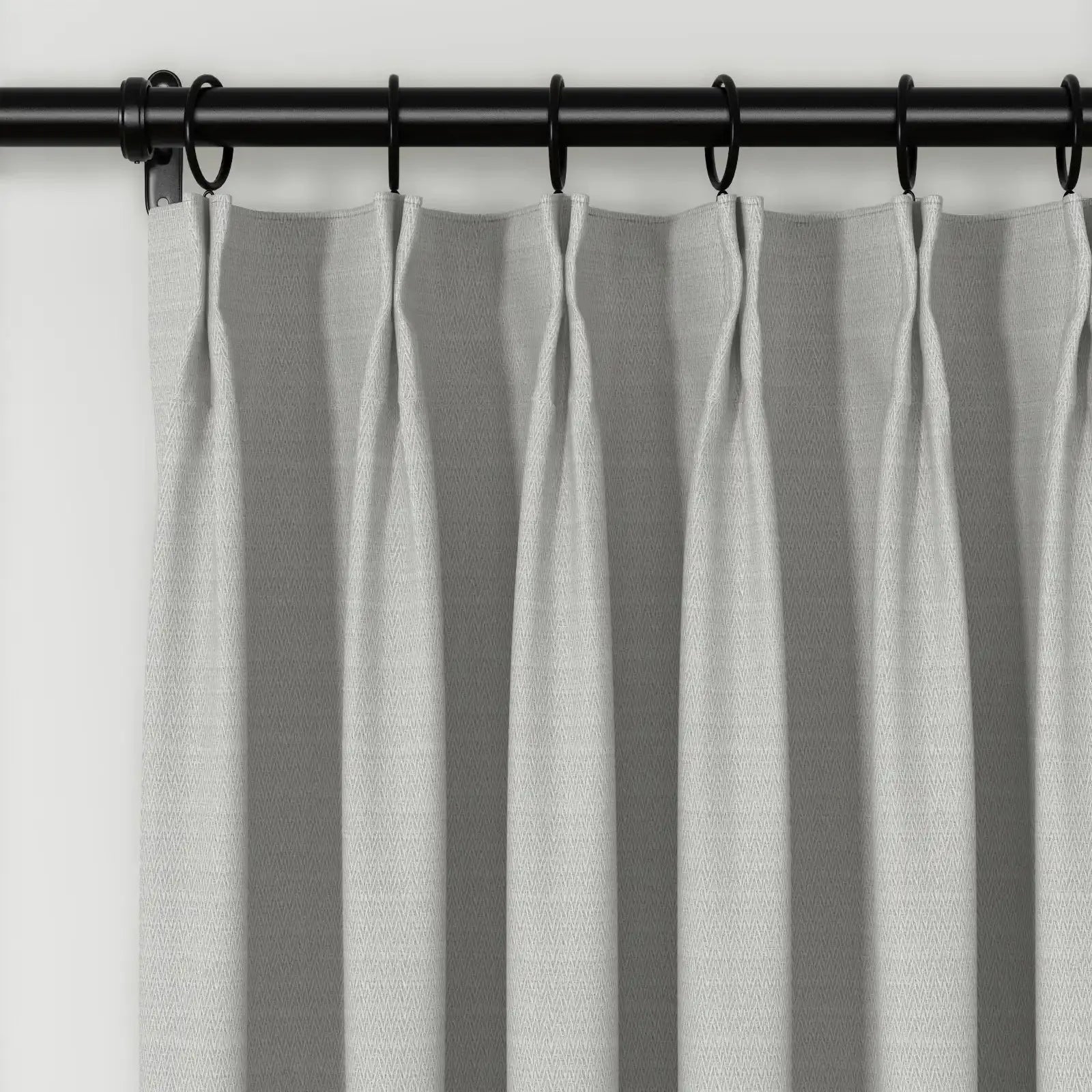 Lydia Swallow Jacquard Pleated Curtains - Elegant Window Treatments for Living Room, Bedroom & Dining Room Decor
