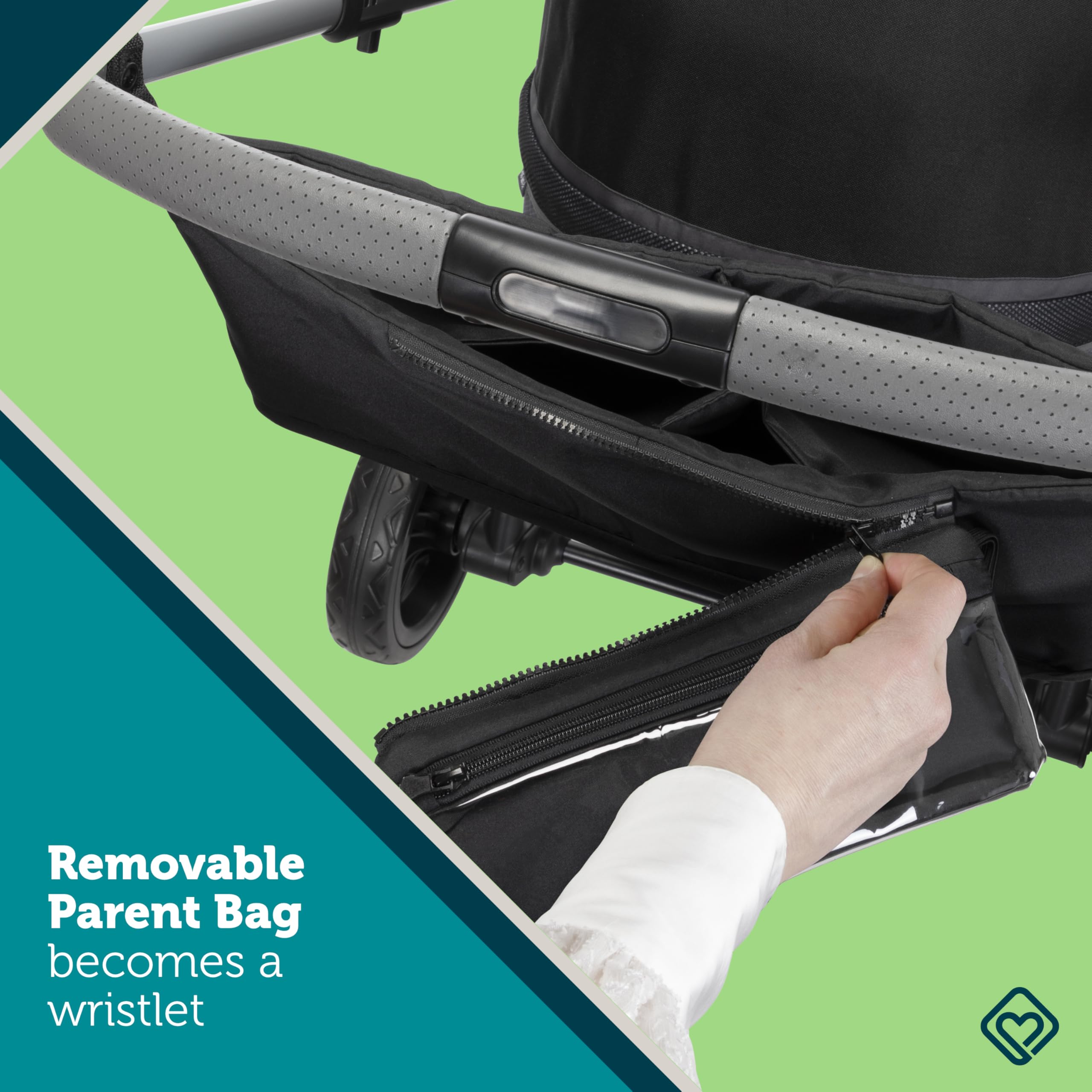 Safety 1st Summit Wagon Stroller for 2 Kids - Double Baby Stroller Wagon with Removable Child Tray, 2 Cup Holders & Wave Runner Wheels | Perfect for Park Outings, Beach Trips & Family Adventures