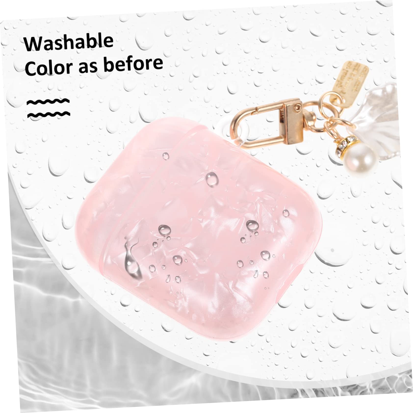BESTonZON Wireless Earbuds with Shell Pattern Case - Bluetooth Earphones with Portable Charging Case, Noise Cancelling for Women - Perfect for Gym, Running, Travel & Daily Use