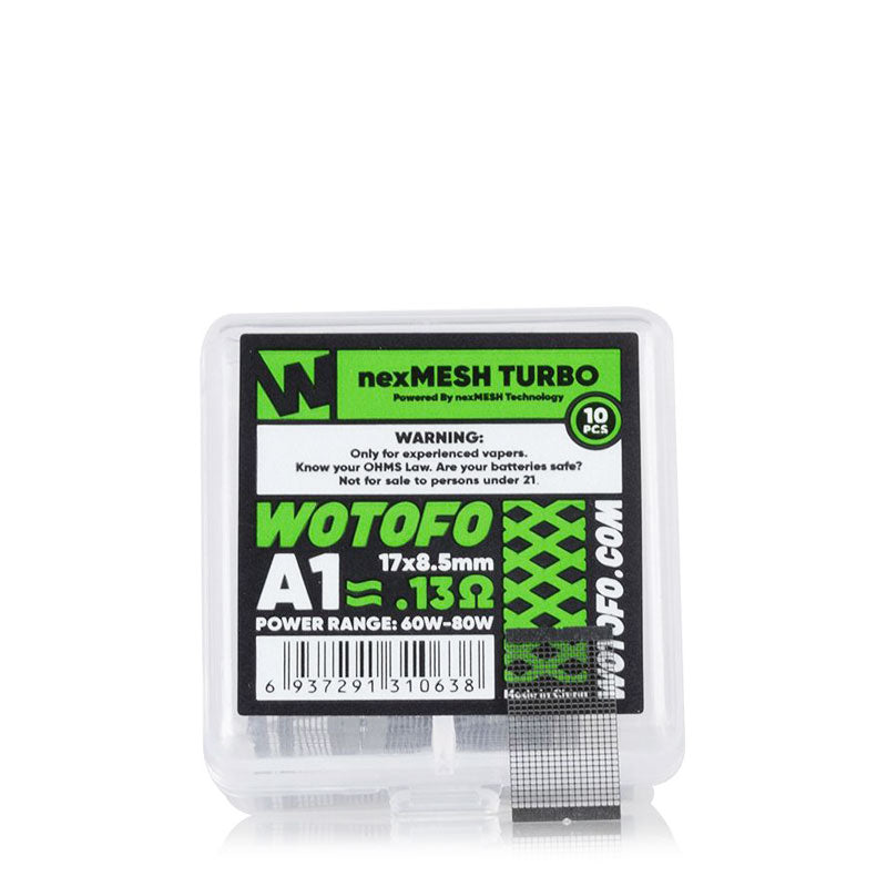 Wotofo NexMESH Replacement Coils - Chill/Turbo/Extreme/Clapton/Clapton S/SS316L Options for Vape Tanks - Perfect for Cloud Chasing & Flavor Enhancement