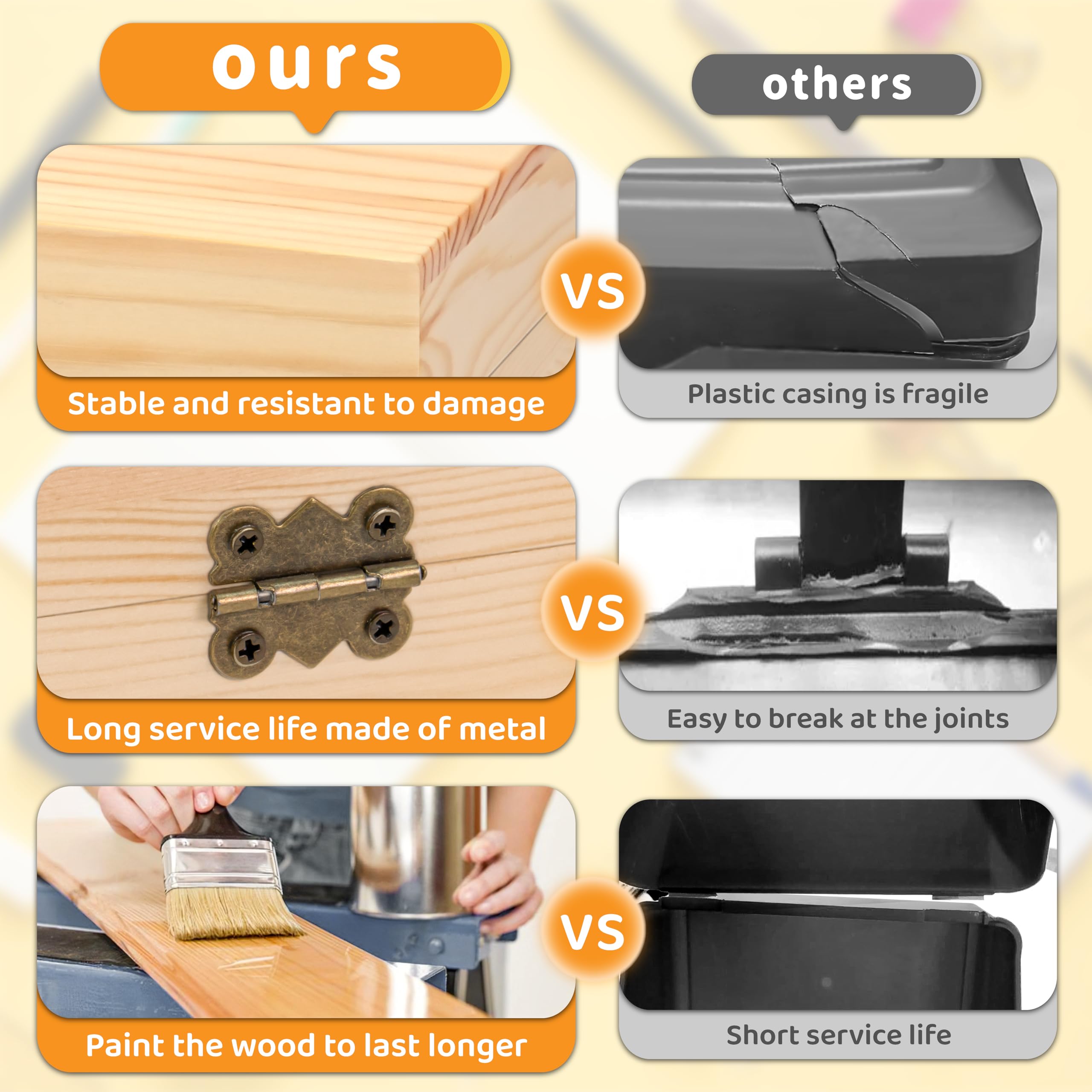 Premium 3x5 Index Card Holder - 100 Pcs Heavy Duty Wooden Organizer Box with 30 Dividers, Blank & Letter Stickers - Perfect for Business Cards, Recipes, Flash Cards & Office Organization