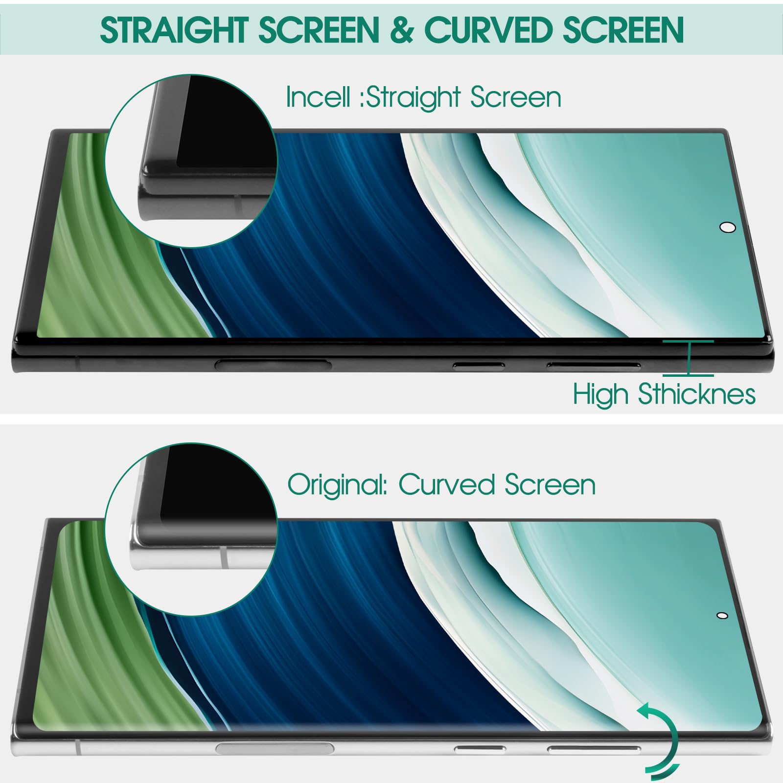 Samsung Galaxy S22 Ultra 5G OLED Screen Replacement - SM-S908/S908B LCD Display & Digitizer Touch Screen Assembly with Frame (Fingerprint Compatible) - Perfect for DIY Phone Repair & Cracked Screen Replacement