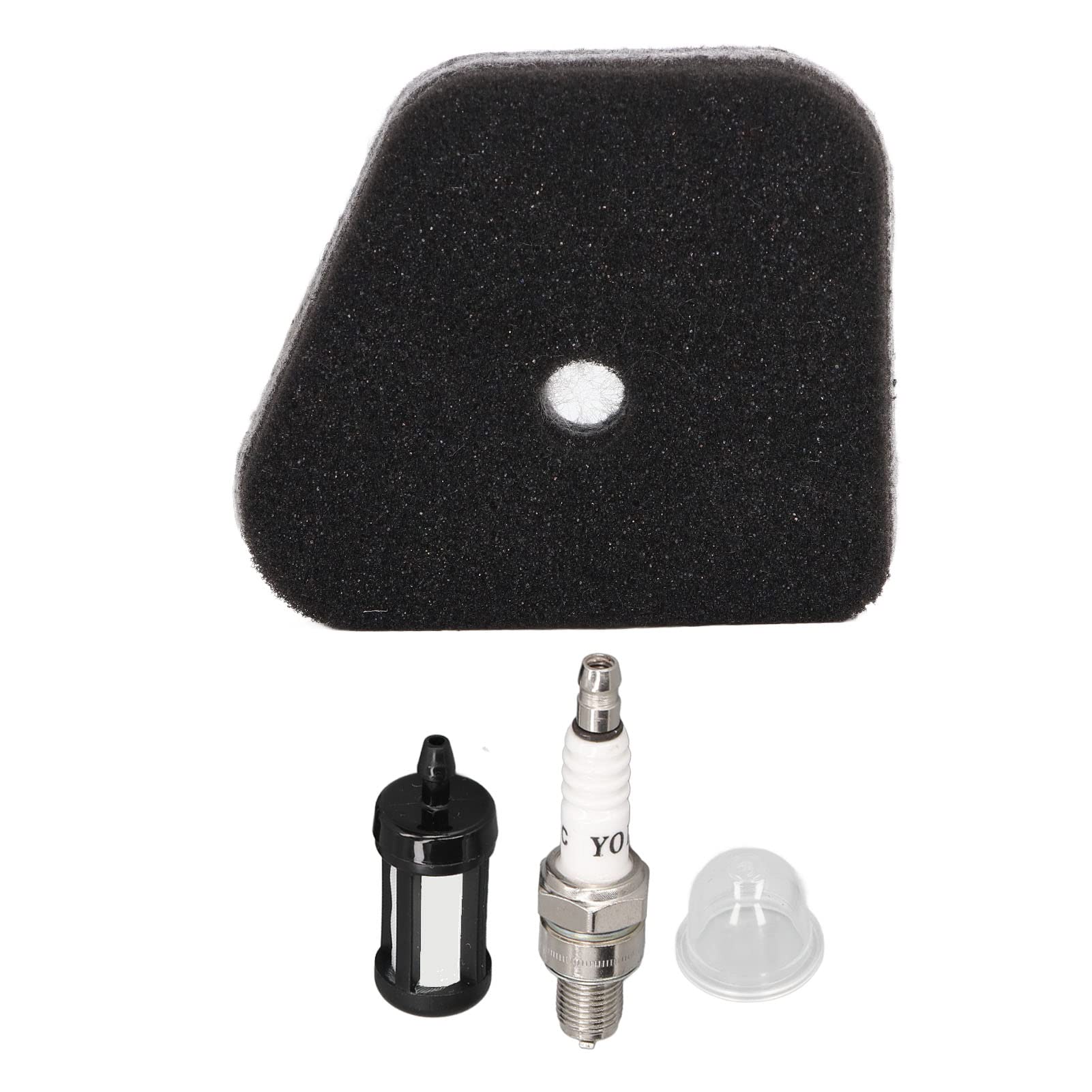 Demeras Ceramic Air Filter Repair Kit - Durable Cotton Air & Fuel Filter Set for Lawn Mowers, Tractors, Generators - Perfect for Outdoor Power Equipment Maintenance & Engine Protection