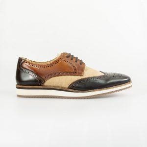 Cavani Mandu Brown Tan Men's Casual Shoes - Comfortable & Stylish Footwear for Everyday Wear, Office, and Outdoor Activities