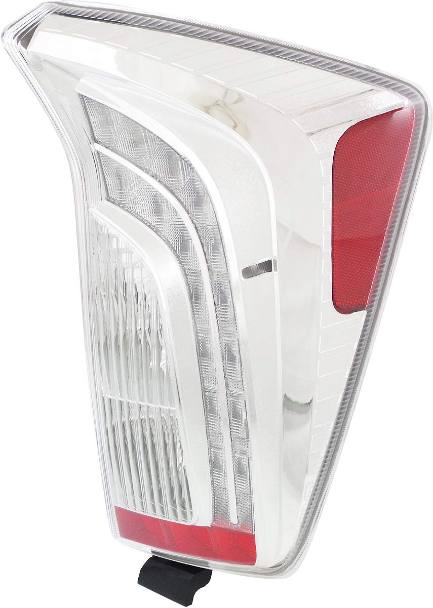 Evan-Fischer CAPA Certified Passenger Side Tail Light Assembly for 2012-2015 Toyota Prius Plug-In - Perfect for Night Driving & Enhanced Vehicle Safety