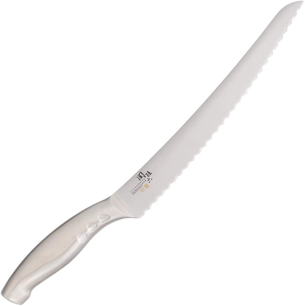 Kai Seki Magoroku 240mm Bread Knife - Premium Japanese Stainless Steel Serrated Blade for Slicing Bread, Cake & Pastries - Perfect for Home Bakers & Professional Chefs