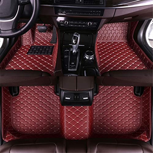 Wine-red dimond floor mat