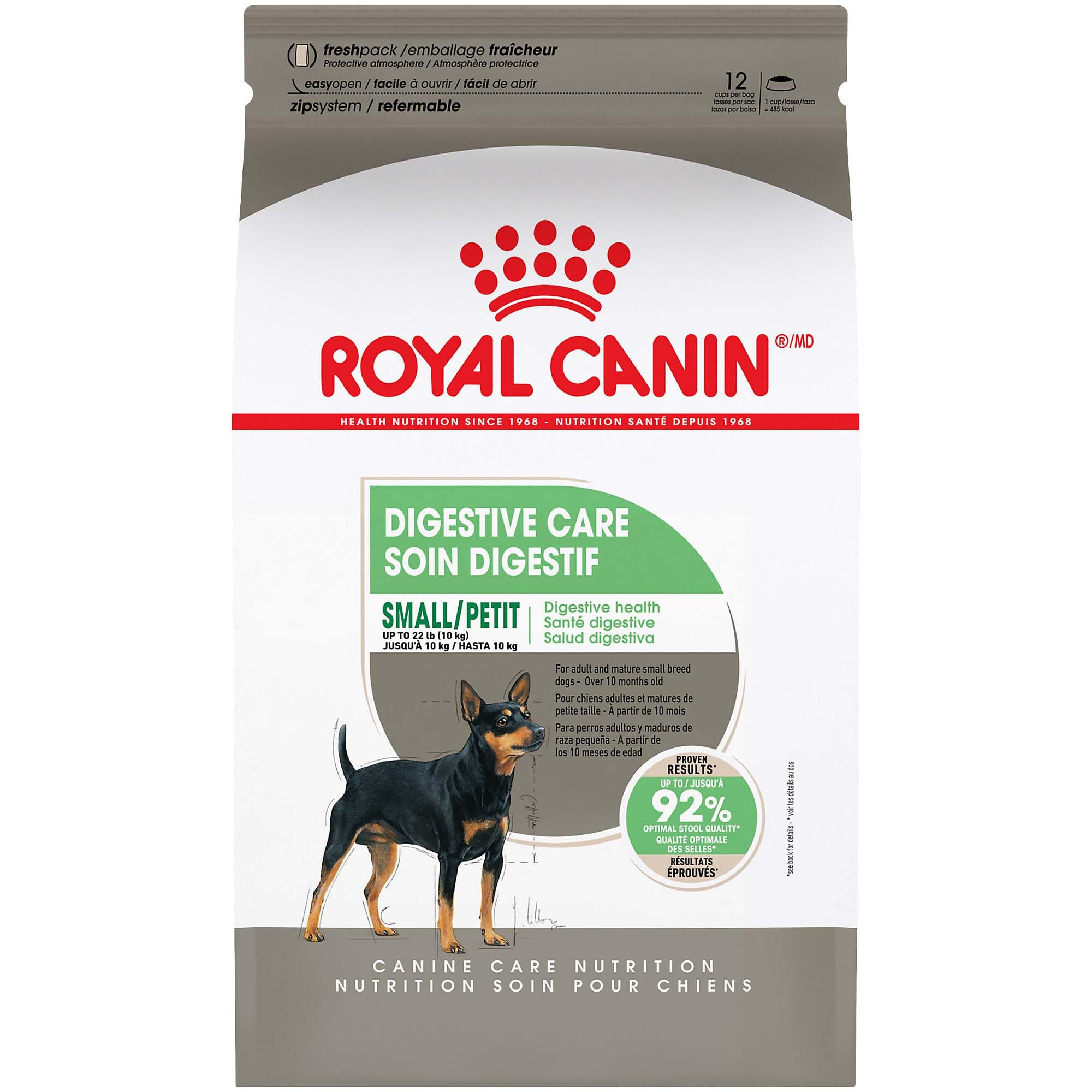 Royal Canin Small Breed Digestive Care Dry Dog Food - 3.5 lb Bag for Sensitive Stomachs | Perfect for Small Dogs with Digestive Issues at Home or Travel