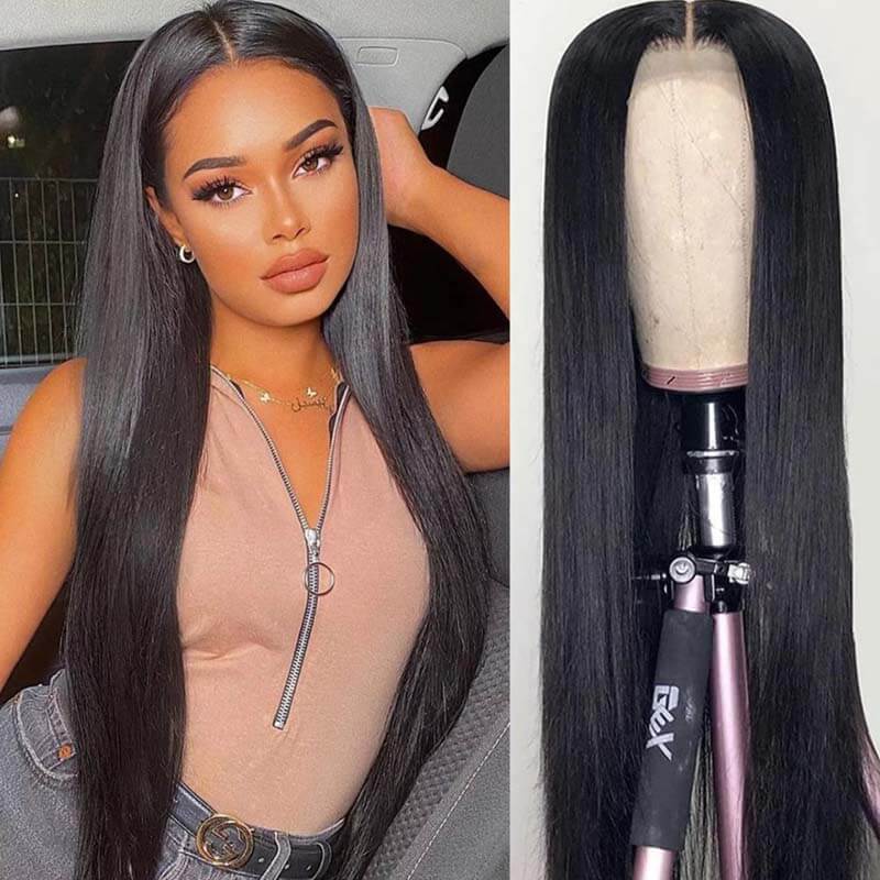 Eullair Affordable 4x4/13x4/13x6 Lace Front Wigs for Black Women - Straight/Body Wave/Curly/Yaki Straight Human Hair | Perfect for Daily Wear, Parties & Special Occasions