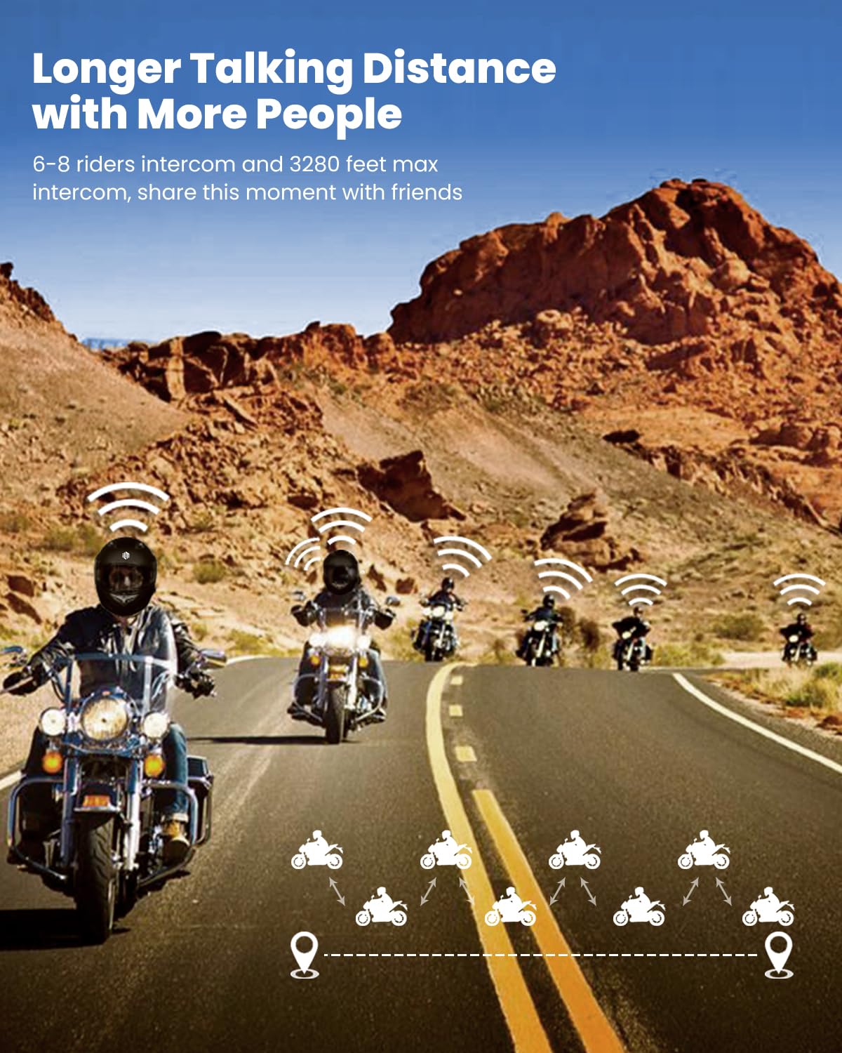 ILM Bluetooth Modular Flip-Up Full Face Motorcycle Helmet with Sun Shield & MP3 Intercom - Model 953/953 PRO - Perfect for Commuting, Touring & Adventure Riding