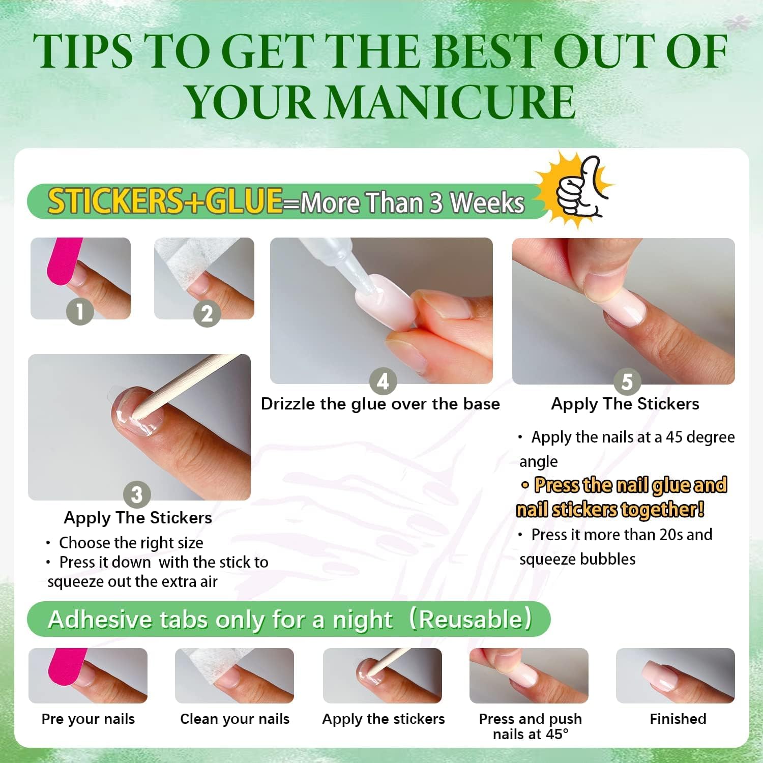 Xcreando Medium Long Square Press On Nails - Hot Pink Acrylic Fake Nails with Glue, Natural Thick Artificial Nails for Women | Perfect for Parties, Weddings, Date Nights & Everyday Glam