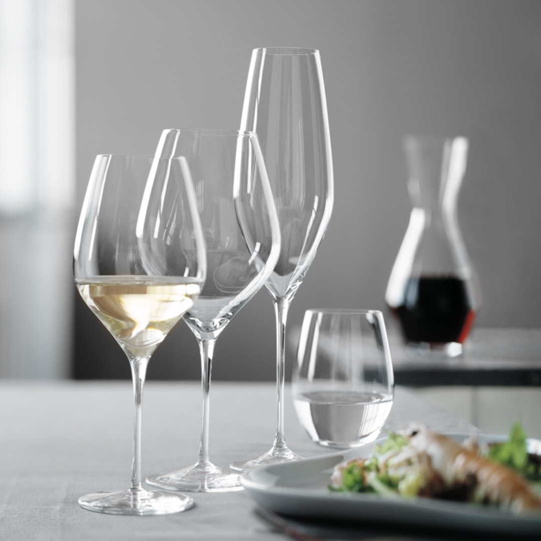 Premium Cabernet White Wine Glasses Set of 6 - Elegant Crystal Clear Stemware for Wine Tasting, Dinner Parties & Gifts