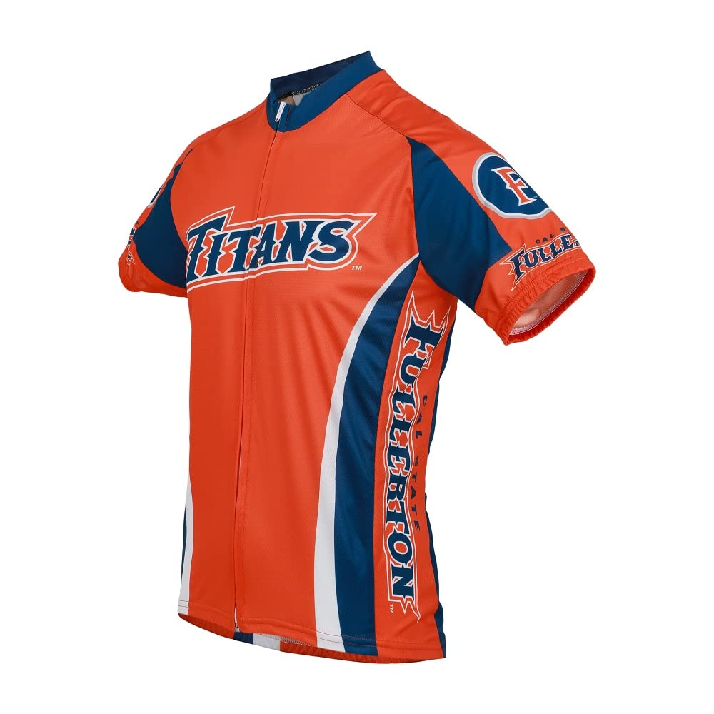 Cal State Fullerton Cycling Jersey - Men's & Women's Bike Jersey for Road & Mountain Biking - Breathable & Moisture-Wicking Performance Shirt for Cycling Enthusiasts - Perfect for Training, Racing & Outdoor Sports