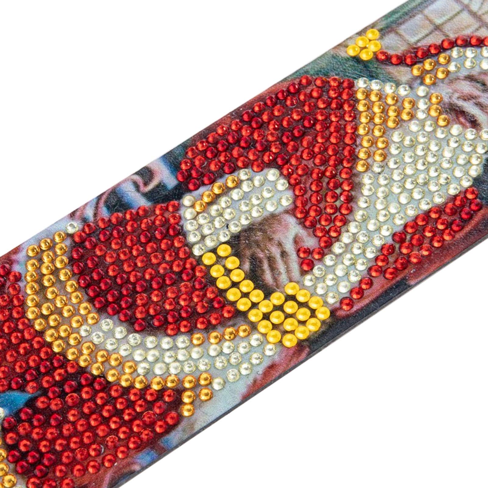 5D Santa Stitch Effect Bookmarks - Unique Hand-Painted Bookmark for Home, Office & Gifts | Perfect for Christmas, Reading & Book Lovers