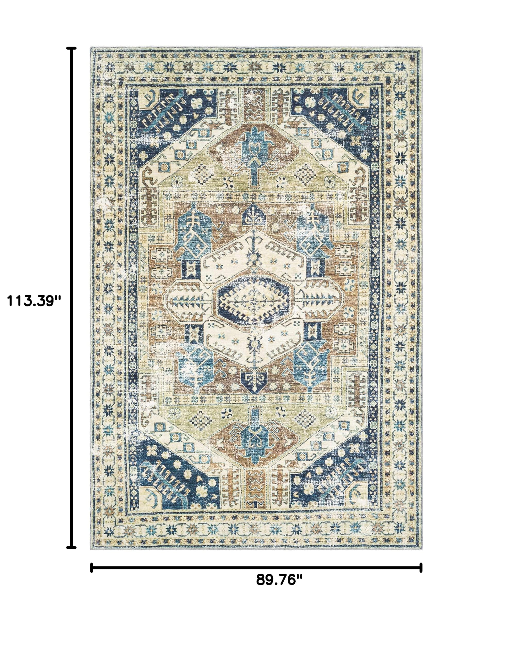 Hauteloom Maybrook Modern Area Rug for Living Room & Bedroom - 7'6