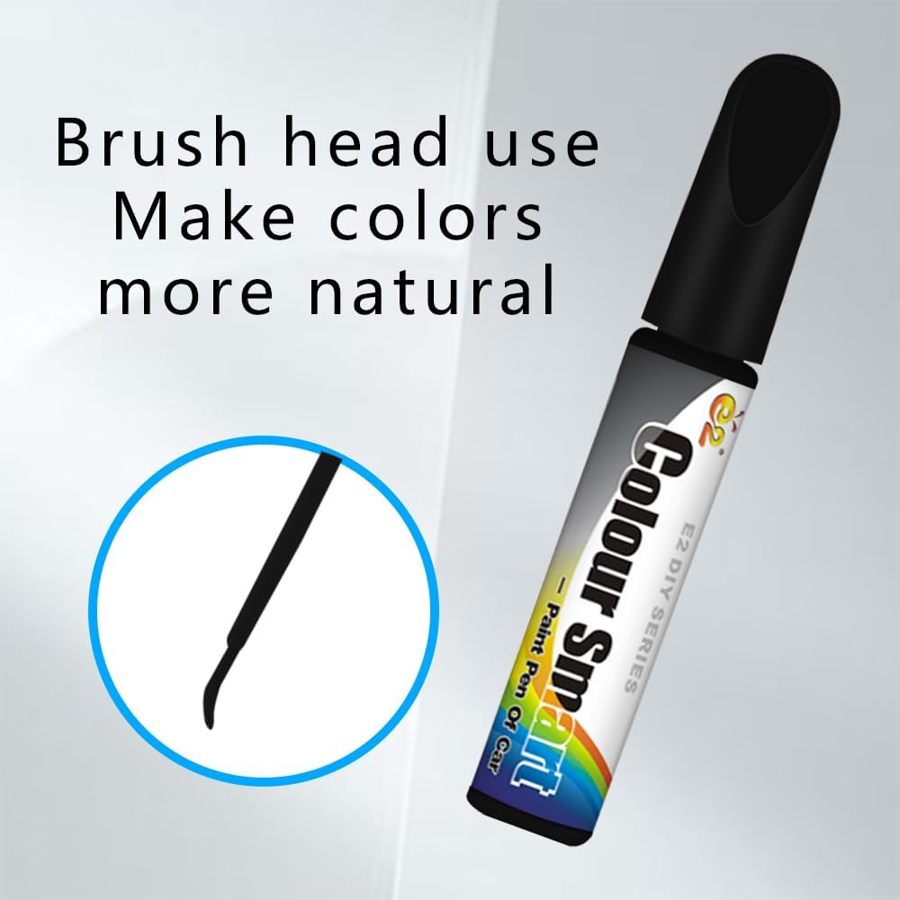 Car Touch Up Paint Pen - Quick & Easy Scratch Repair for Most Vehicles | Two-in-One Automotive Scratch Remover | Perfect for DIY Car Paint Repair at Home or On-the-Go