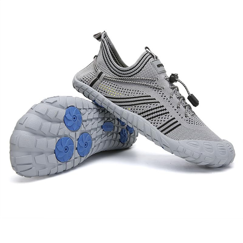 **Men's & Women's Barefoot Trail Running Shoes - Minimalist Wide Toe Hiking Footwear | Non-Slip Quick-Dry Water Shoes for Beach, Swimming & Walking | 2024 Couple Wading Sneakers**    *(Use for: Trail Running, Hiking, Beach Walks, Swimming, Water Sports & Casual Wear)*