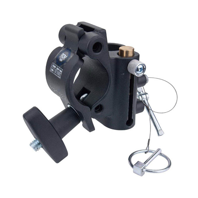 KCP 844B Black Aluminum TV Coupler Barrel Clamp - Heavy Duty TV Mount Bracket for Flat Screen TVs - Perfect for Home Theater, Office & Commercial Installations