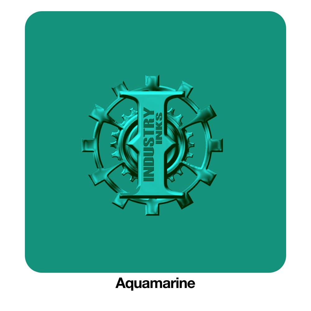 Premium Aquamarine Blue Screen Printing Ink - High-Quality for T-Shirts, Posters & Fabric - Perfect for DIY Crafts & Professional Printing