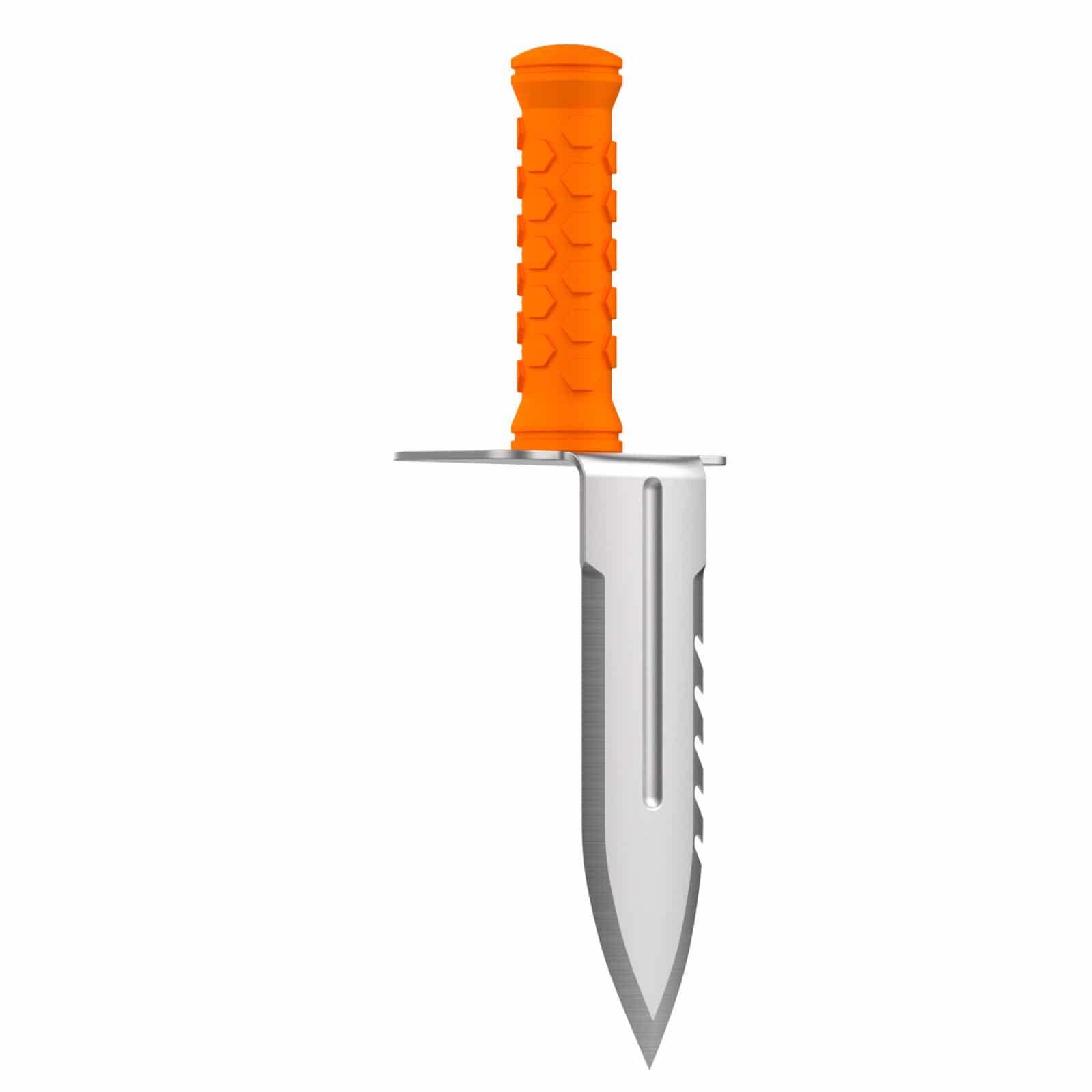 Quest Diamond Digger Right Side Serrated Digging Tool with Sheath - Heavy Duty Garden Shovel for Planting, Weeding & Outdoor Adventures