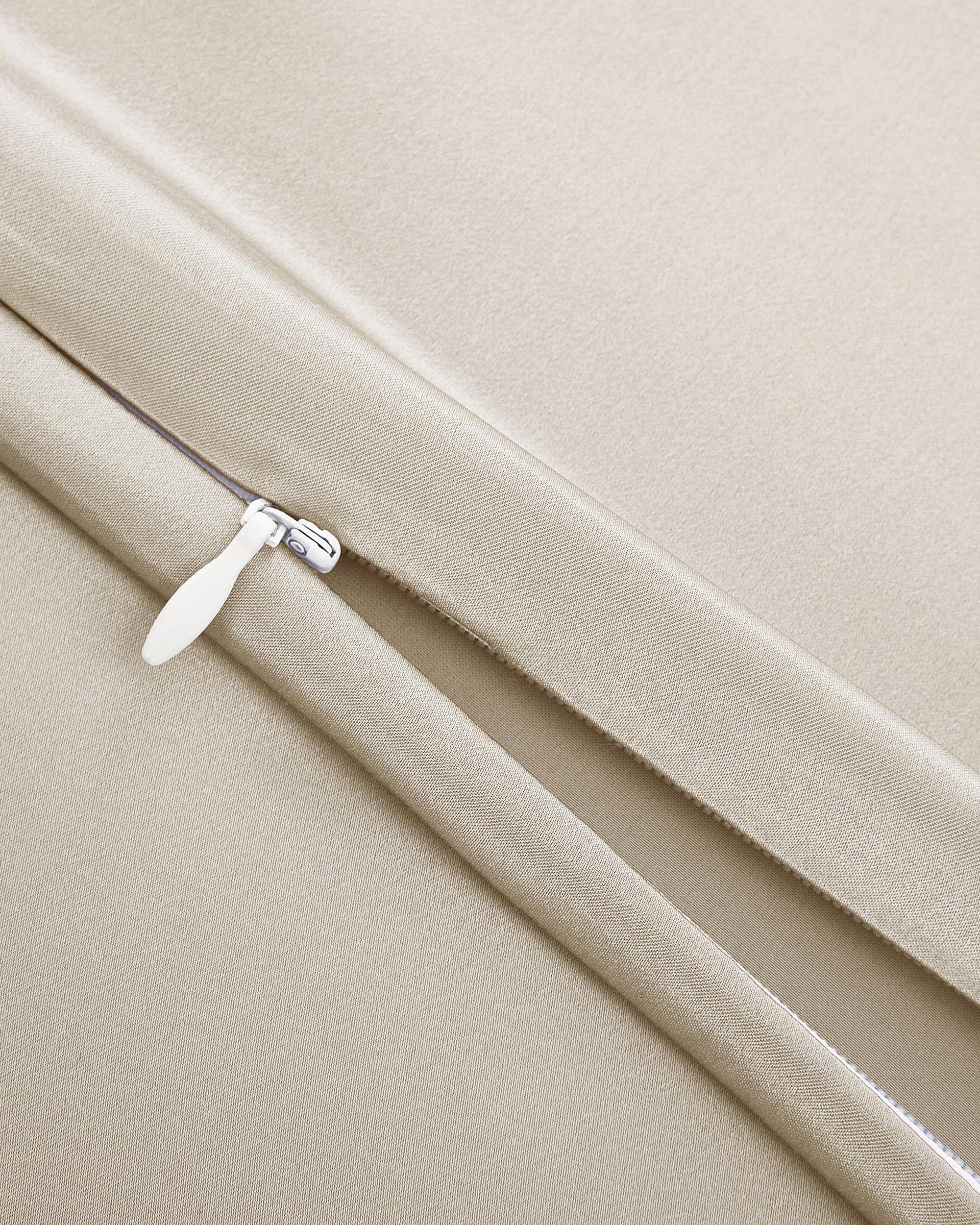 22MM Silk Pillowcase Set of 2 - Premium Zippered Silk Pillow Covers for Hair & Skin Care - Perfect for Travel, Home & Luxury Bedding