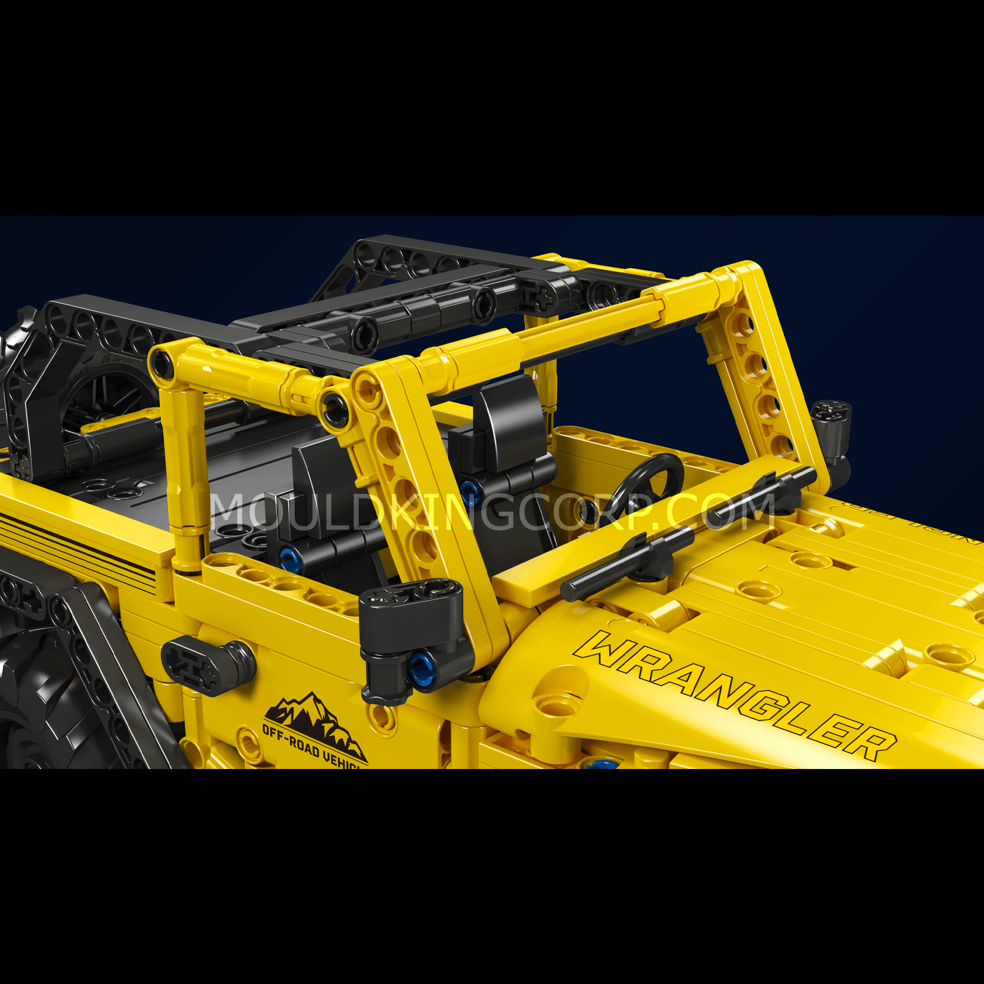 Mould King 15058 Wrangler Off-Road Car Model Building Set – 746 PCS DIY Construction Toy for Adults & Kids | Perfect for STEM Learning, Gift Giving & Collector Display