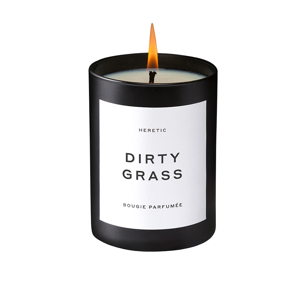Dirty Grass Scented Candle - Natural Soy Wax Aromatherapy Candle for Home, Relaxation & Meditation | Perfect for Living Room, Bedroom & Bathroom