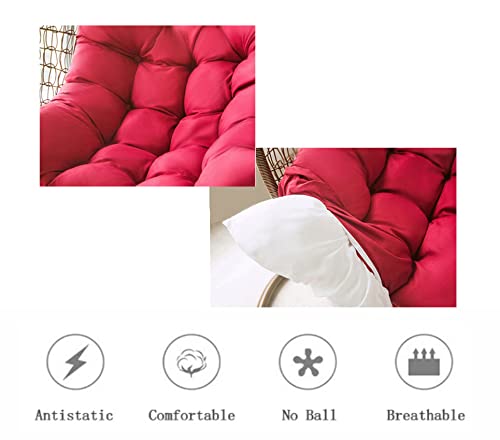 SRHWBF Waterproof Hanging Chair Cushion - Thick Replacement Cushion for Egg Chairs, Hammock Chairs & Outdoor Swing Chairs (No Hammock Included) - Perfect for Patio, Garden, Porch & Backyard Relaxation