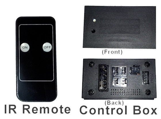 Coolerguys IR Remote Controlled Fan Speed Controller - Compatible with Logitech Harmony Remote for Home Theater & PC Cooling Systems