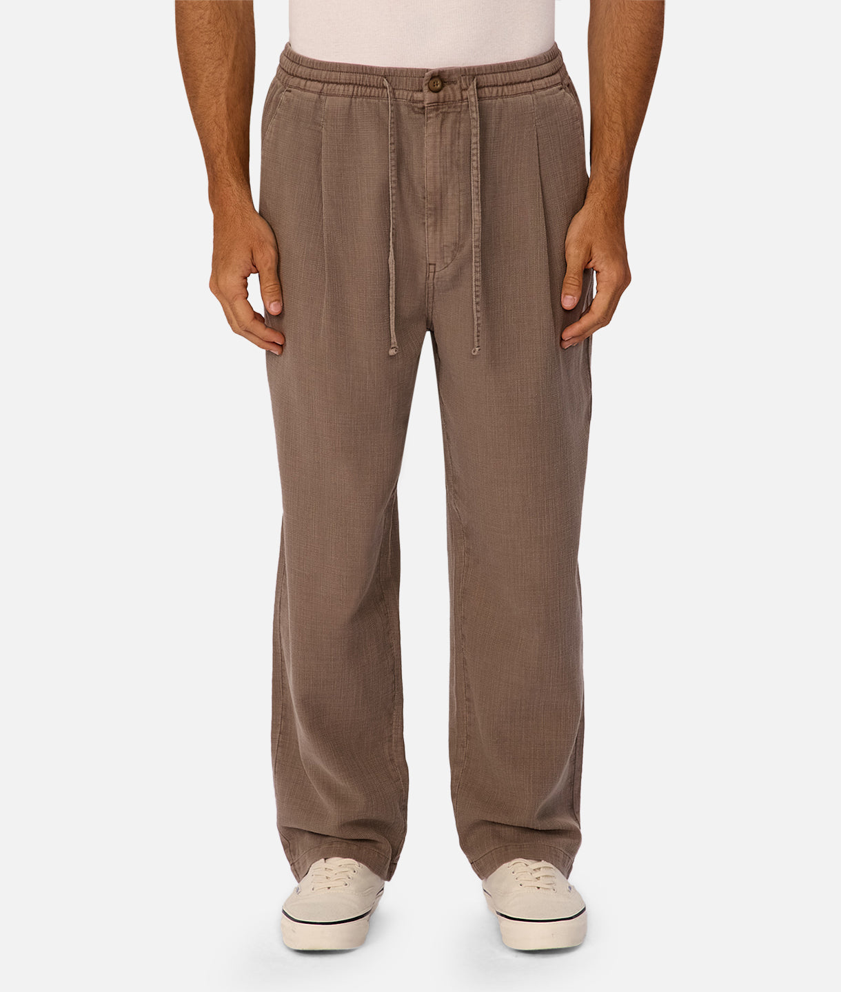 Relaxed Mallorca Pants for Women - Comfortable Casual Trousers in Cappuccino Brown | Perfect for Lounge, Travel & Everyday Wear