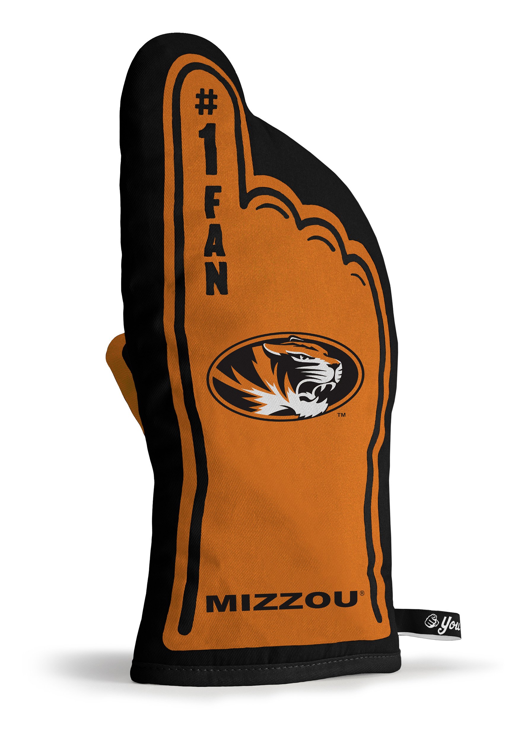 YouTheFan NCAA #1 Heat Resistant Oven Mitt - Perfect for Baking, Grilling & Kitchen Safety (Team Colors)