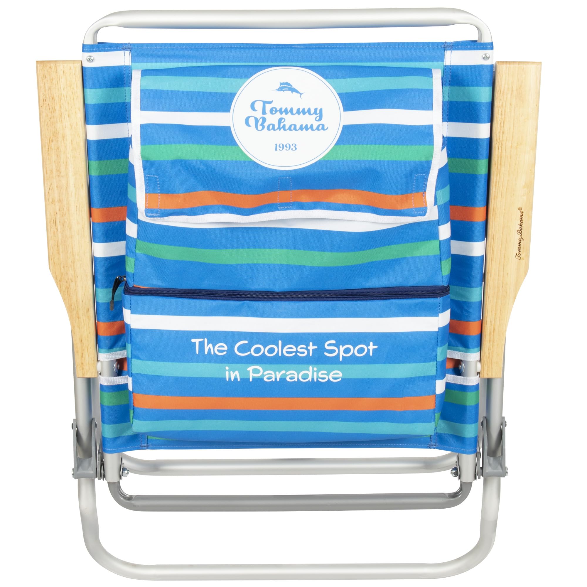 Tommy Bahama 2-Pack Folding Beach Chairs with 4-Position Adjustable Backrest & 12.8