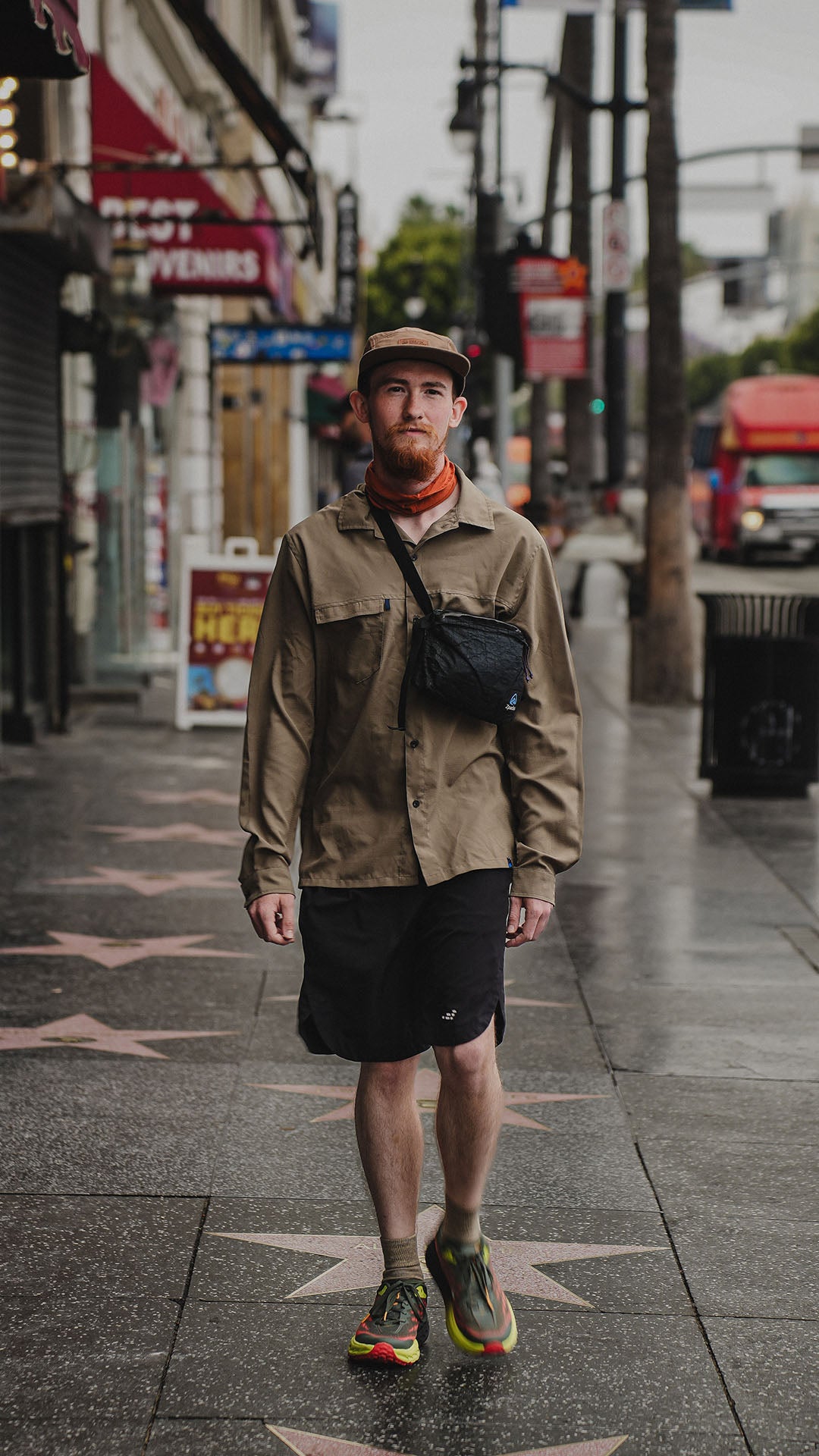 Zpacks x TownShirt Men's Lightweight Button-Up Hiking Shirt - Quick-Dry, UPF 50+ Sun Protection for Outdoor Adventures & Travel