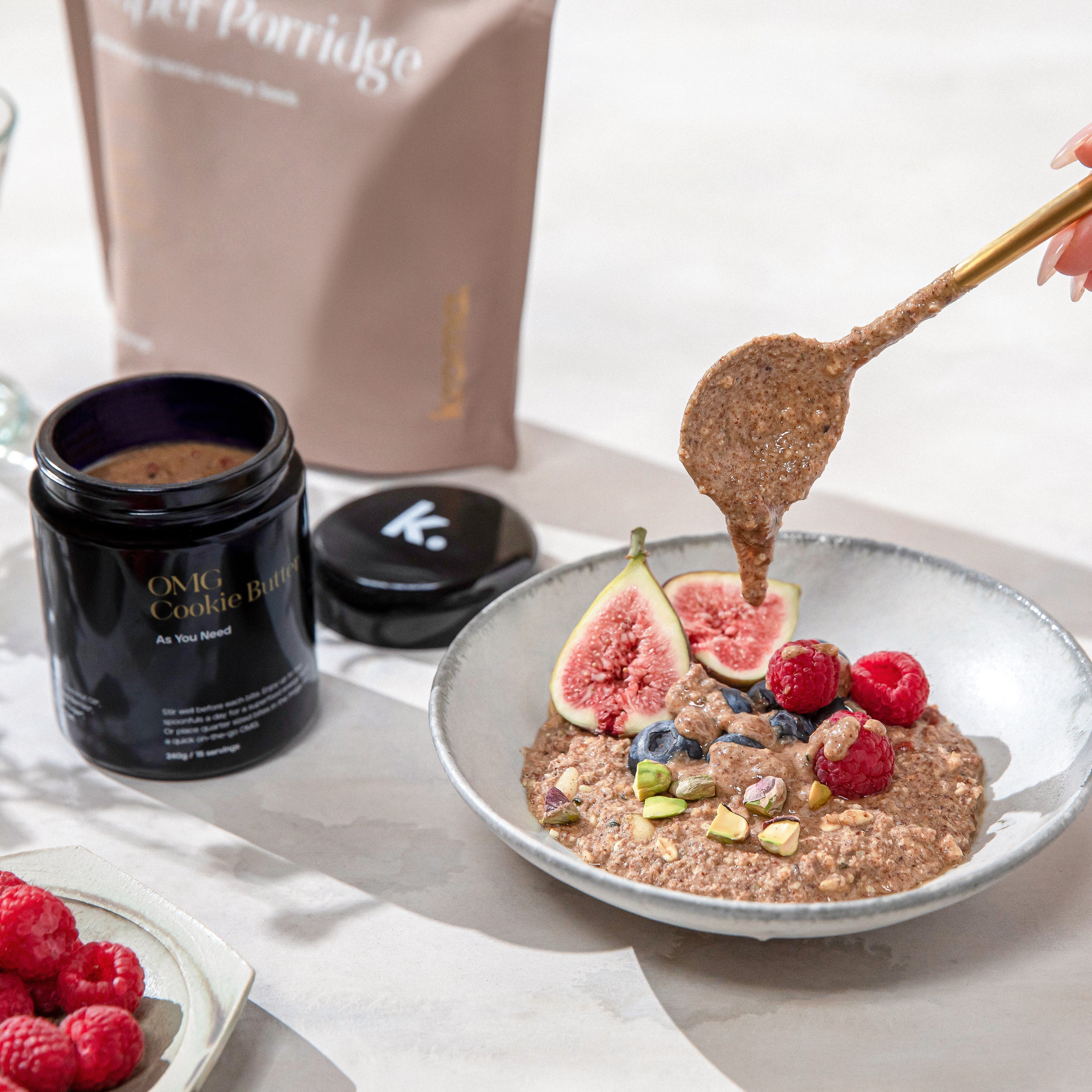 Organic Super Porridge Mix - 9 Servings | Gluten-Free & Vegan Breakfast Cereal for Healthy Digestion & Energy Boost - Perfect for Busy Mornings & On-the-Go Nutrition