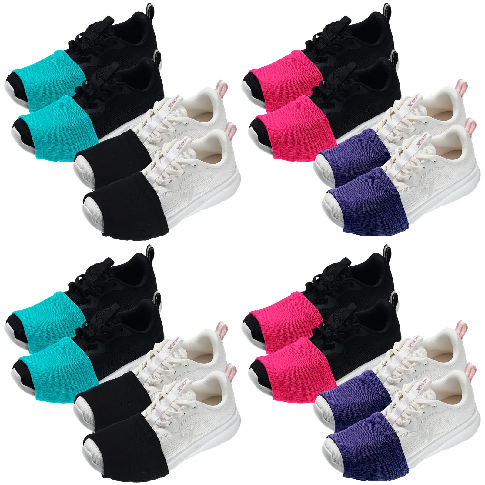 Haysandy 8 Pairs Non-Slip Dance Shoe Covers for Women - Breathable Over Shoes Socks for Ballet, Jazz, Ballroom & Latin Dancing - Perfect for Dance Practice, Performances & Studio Classes