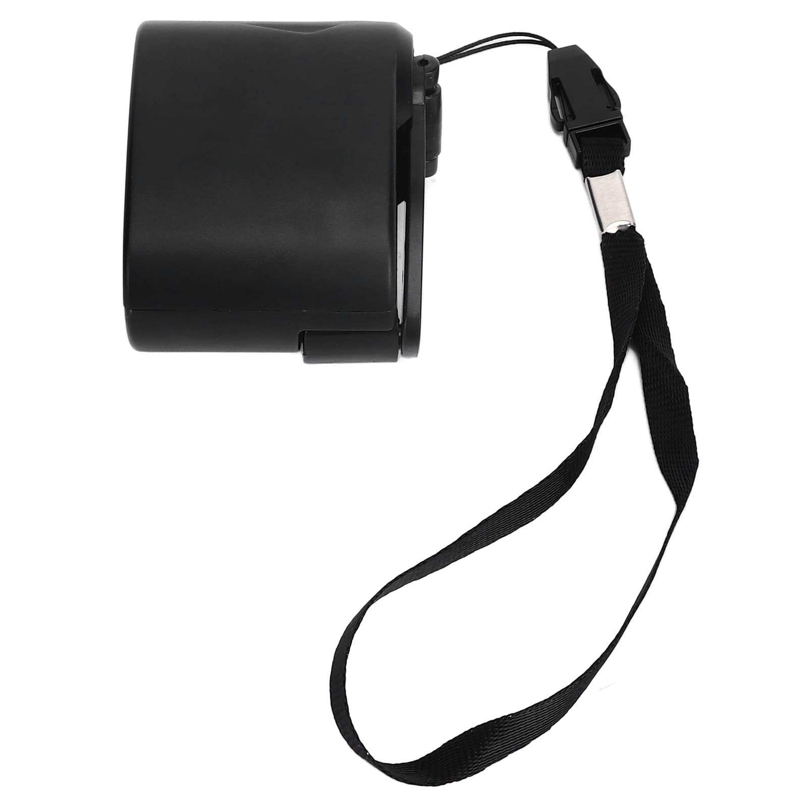 Portable Hand Crank USB Charger - 5.5V 600mA Emergency Power Bank with Standard USB Interface | Compact & Lightweight for Outdoor Camping, Hiking, Emergency Kits & Power Outages (Black)